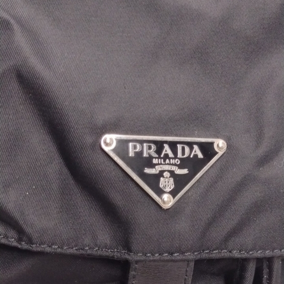 Prada Black Women's Nylon Backpack - Picture 2 of 16